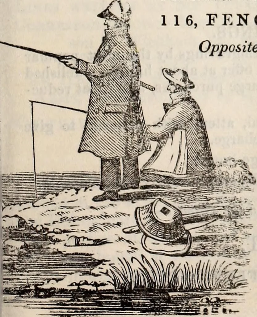 An illustration from The St. James's magazine, and heraldic and historical register, 1850, leaf 416