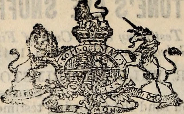 An illustration from The St. James's magazine, and heraldic and historical register, 1850, leaf 669