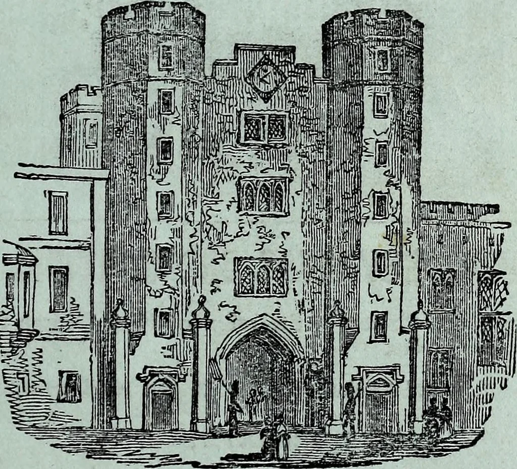An illustration from The St. James's magazine, and heraldic and historical register, 1850, leaf 266