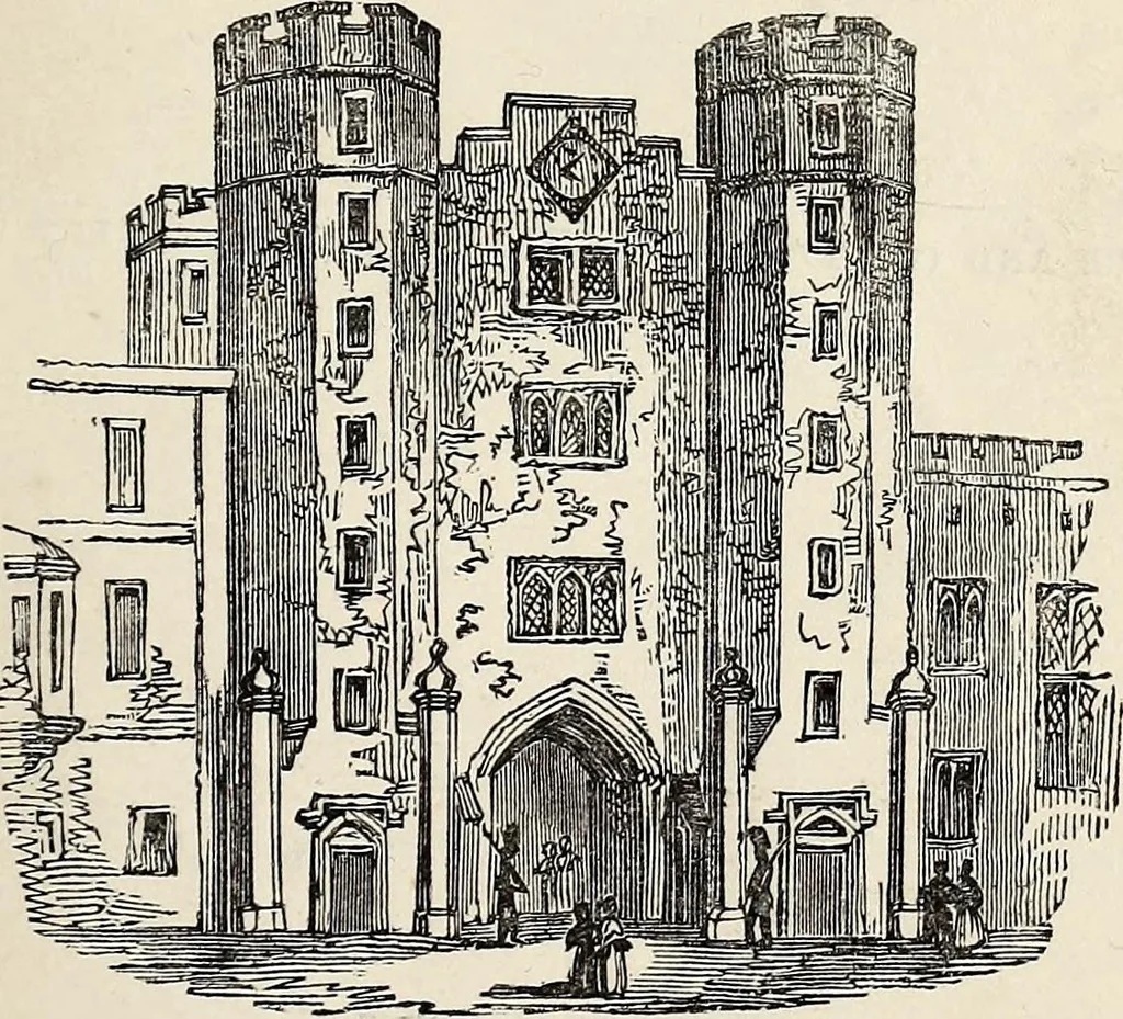 An illustration from The St. James's magazine, and heraldic and historical register, 1850, leaf 4