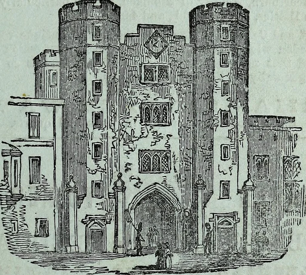 An illustration from The St. James's magazine, and heraldic and historical register, 1850, leaf 501
