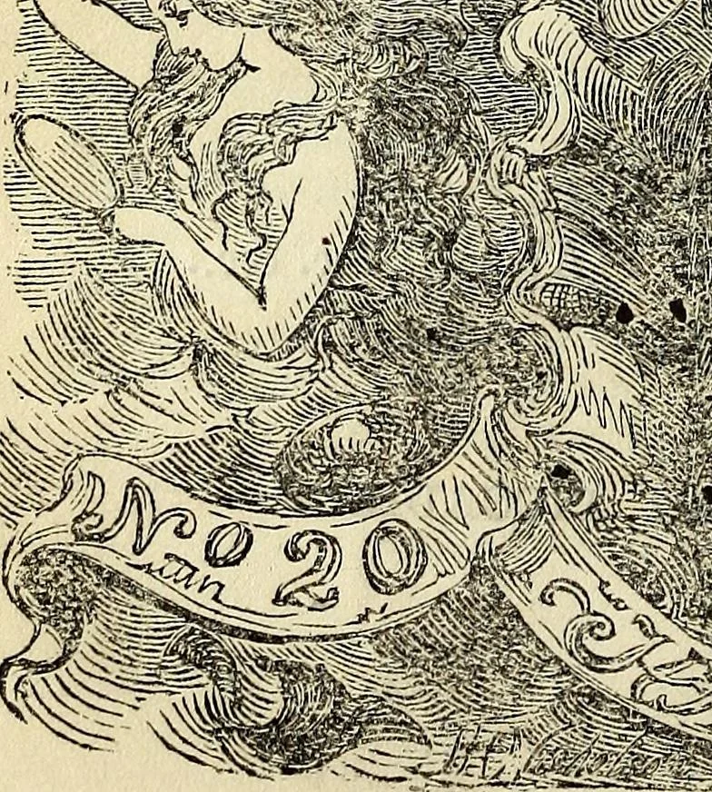 An illustration from The St. James's magazine, and heraldic and historical register, 1850, leaf 508