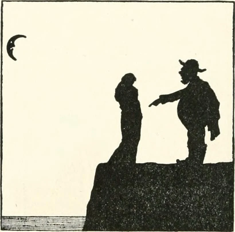An illustration from St. Nicholas book of plays & operettas, 1905, leaf 103