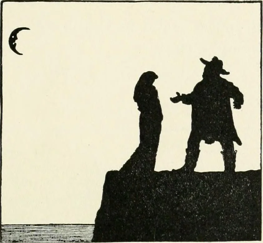 An illustration from St. Nicholas book of plays & operettas, 1905, leaf 104