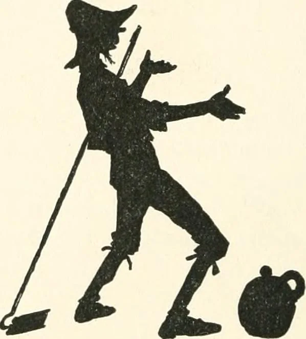 An illustration from St. Nicholas book of plays & operettas, 1905, leaf 15