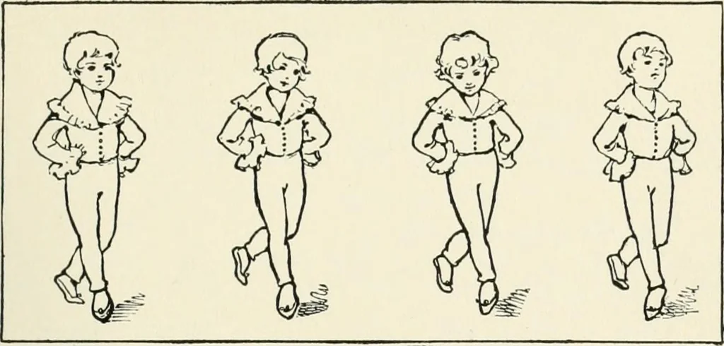 An illustration from St. Nicholas book of plays & operettas, 1905, leaf 186
