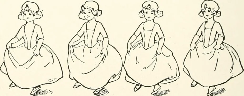 An illustration from St. Nicholas book of plays & operettas, 1905, leaf 187