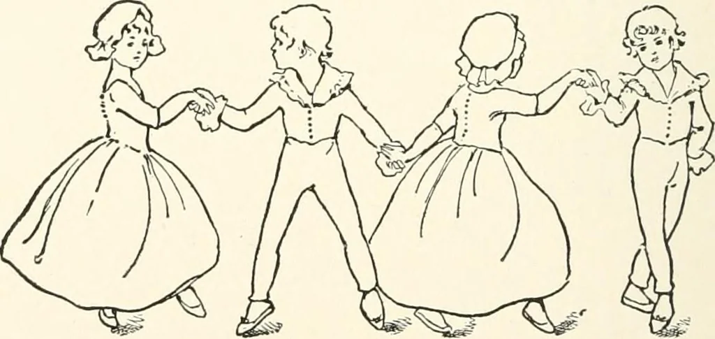 An illustration from St. Nicholas book of plays & operettas, 1905, leaf 189