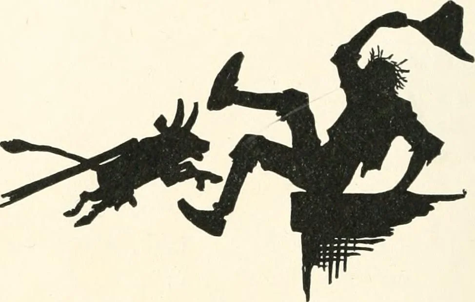 An illustration from St. Nicholas book of plays & operettas, 1905, leaf 19