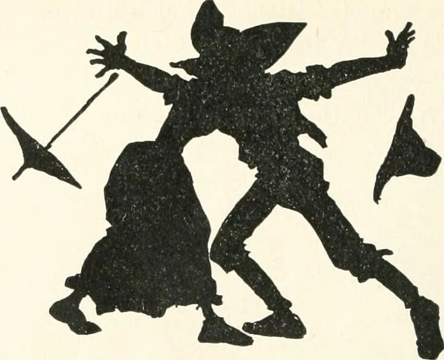 An illustration from St. Nicholas book of plays & operettas, 1905, leaf 21