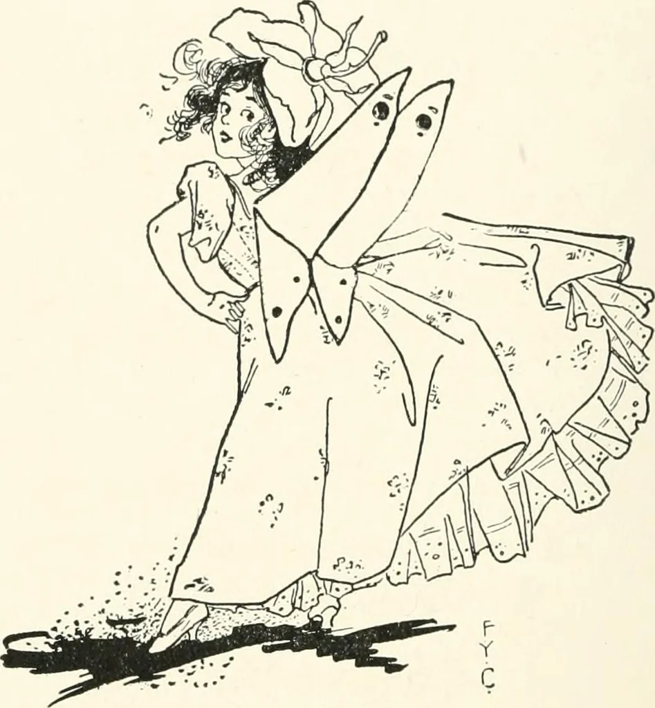 An illustration from St. Nicholas book of plays & operettas, 1905, leaf 217
