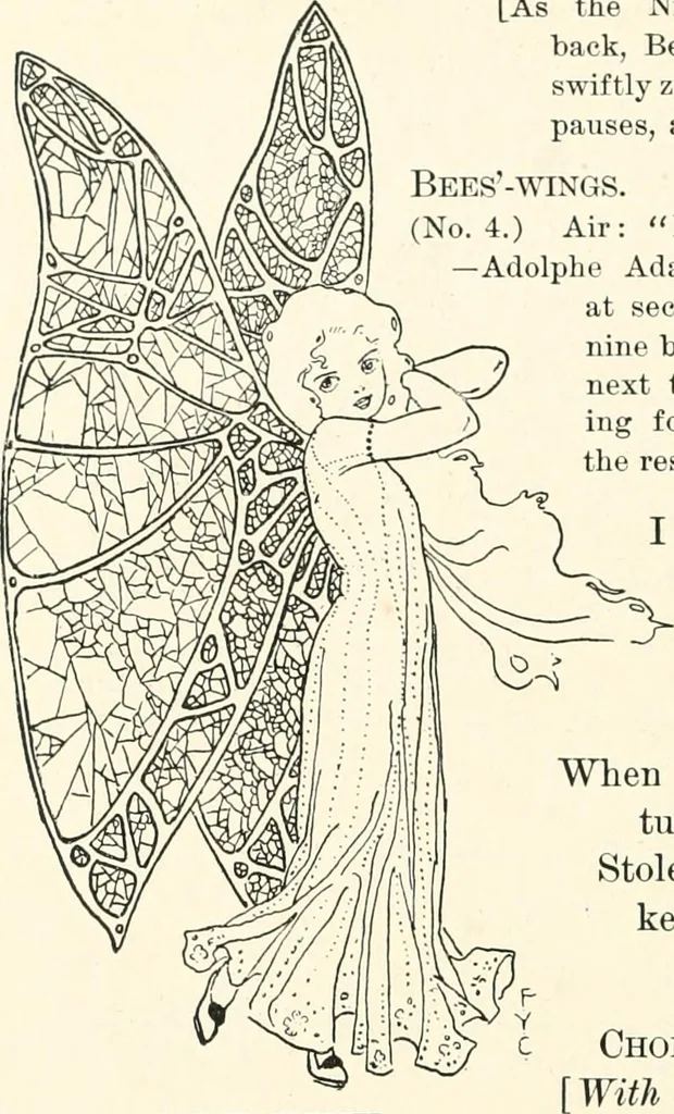 An illustration from St. Nicholas book of plays & operettas, 1905, leaf 219