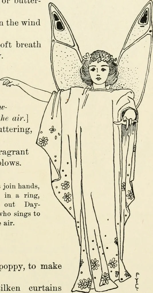 An illustration from St. Nicholas book of plays & operettas, 1905, leaf 220