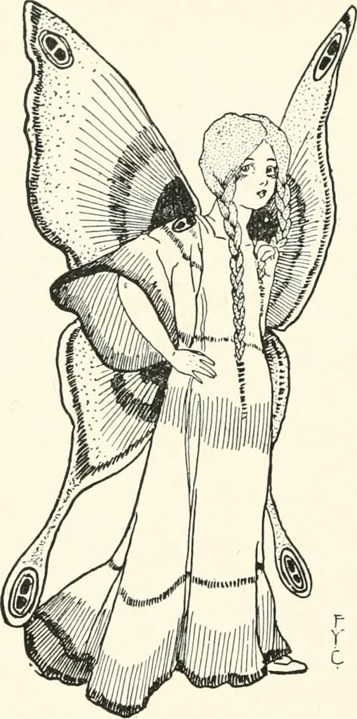 An illustration from St. Nicholas book of plays & operettas, 1905, leaf 221