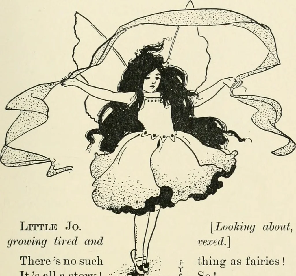 An illustration from St. Nicholas book of plays & operettas, 1905, leaf 224