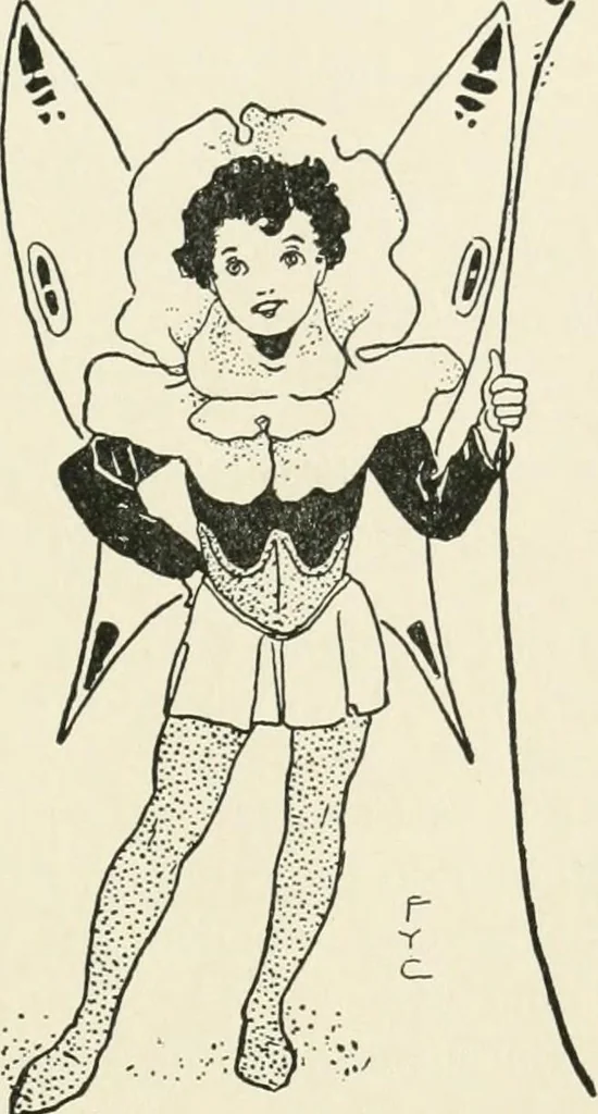 An illustration from St. Nicholas book of plays & operettas, 1905, leaf 226