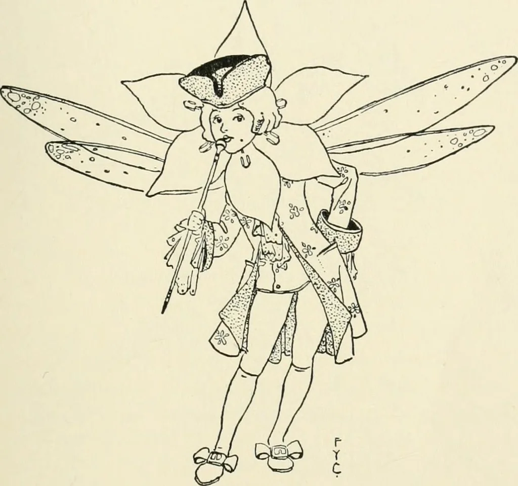 An illustration from St. Nicholas book of plays & operettas, 1905, leaf 228