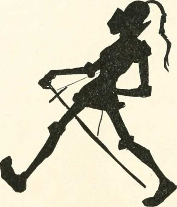 An illustration from St. Nicholas book of plays & operettas, 1905, leaf 23