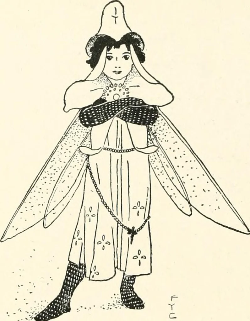 An illustration from St. Nicholas book of plays & operettas, 1905, leaf 235