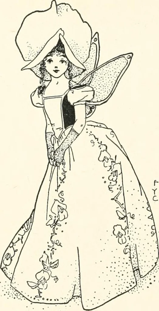 An illustration from St. Nicholas book of plays & operettas, 1905, leaf 237