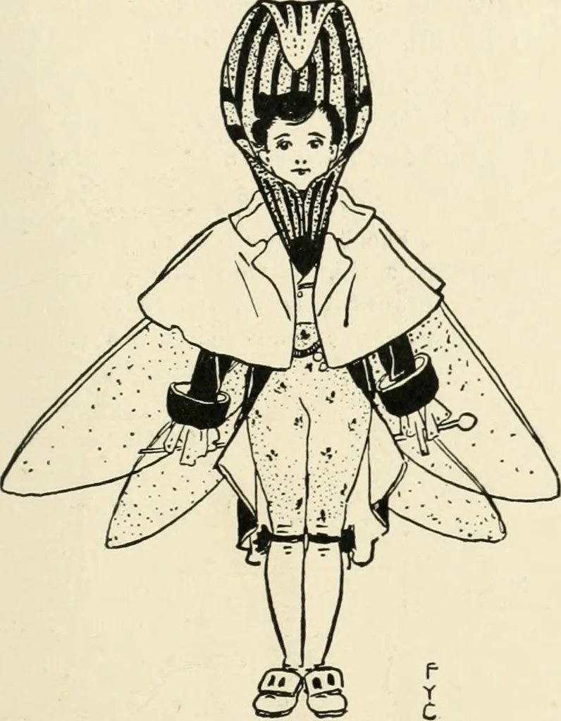 An illustration from St. Nicholas book of plays & operettas, 1905, leaf 240