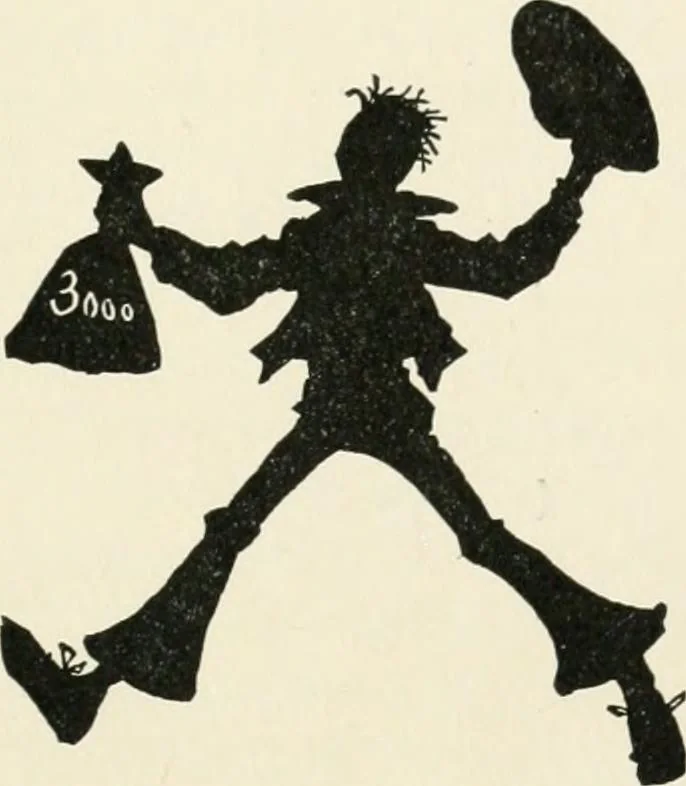 An illustration from St. Nicholas book of plays & operettas, 1905, leaf 26