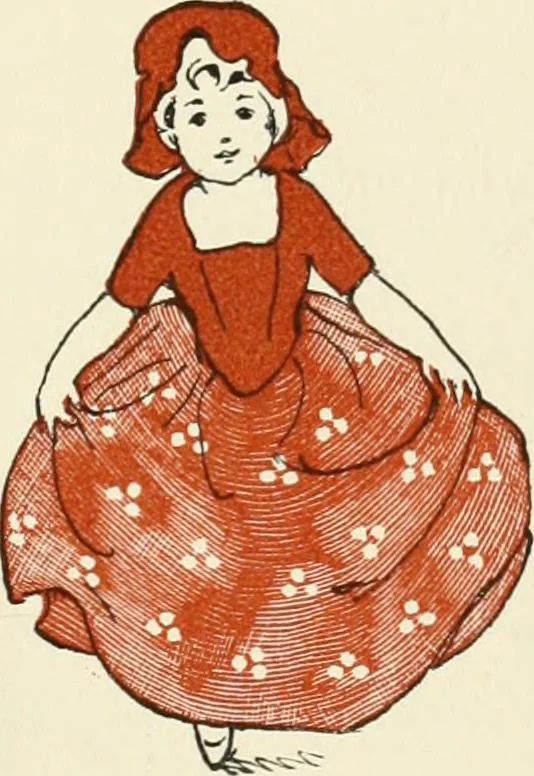 An illustration from St. Nicholas book of plays & operettas, 1905, leaf 6