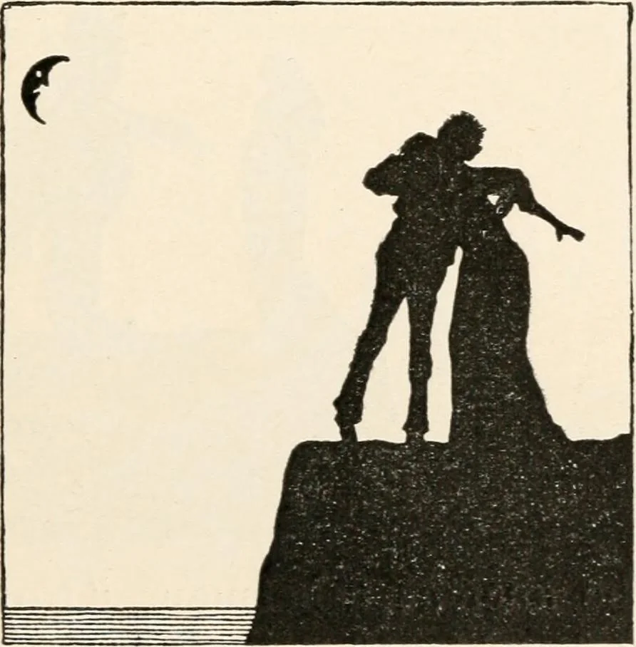 An illustration from St. Nicholas book of plays & operettas, 1900, leaf 100