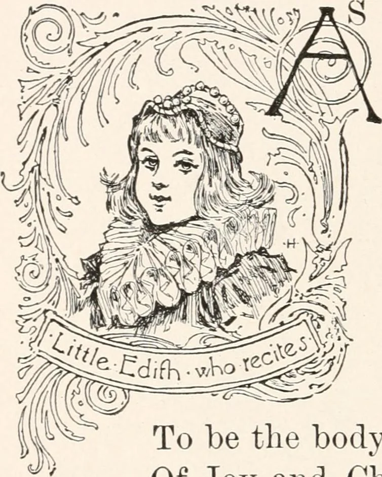 An illustration from St. Nicholas book of plays & operettas, 1900, leaf 159