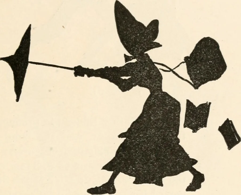 An illustration from St. Nicholas book of plays & operettas, 1900, leaf 18