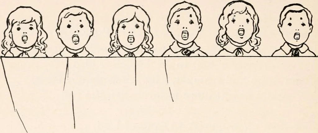 An illustration from St. Nicholas book of plays & operettas, 1900, leaf 211
