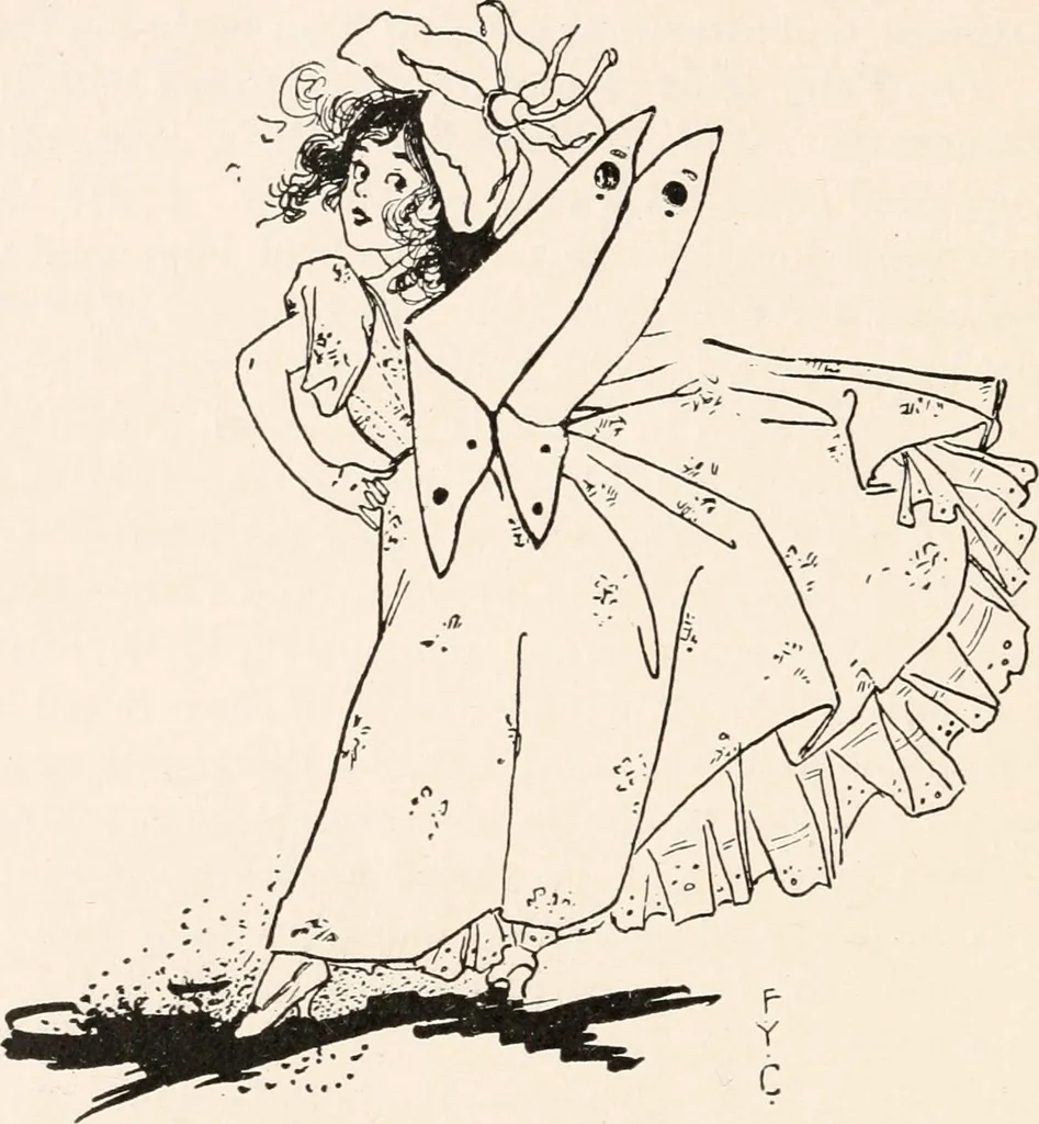 An illustration from St. Nicholas book of plays & operettas, 1900, leaf 215