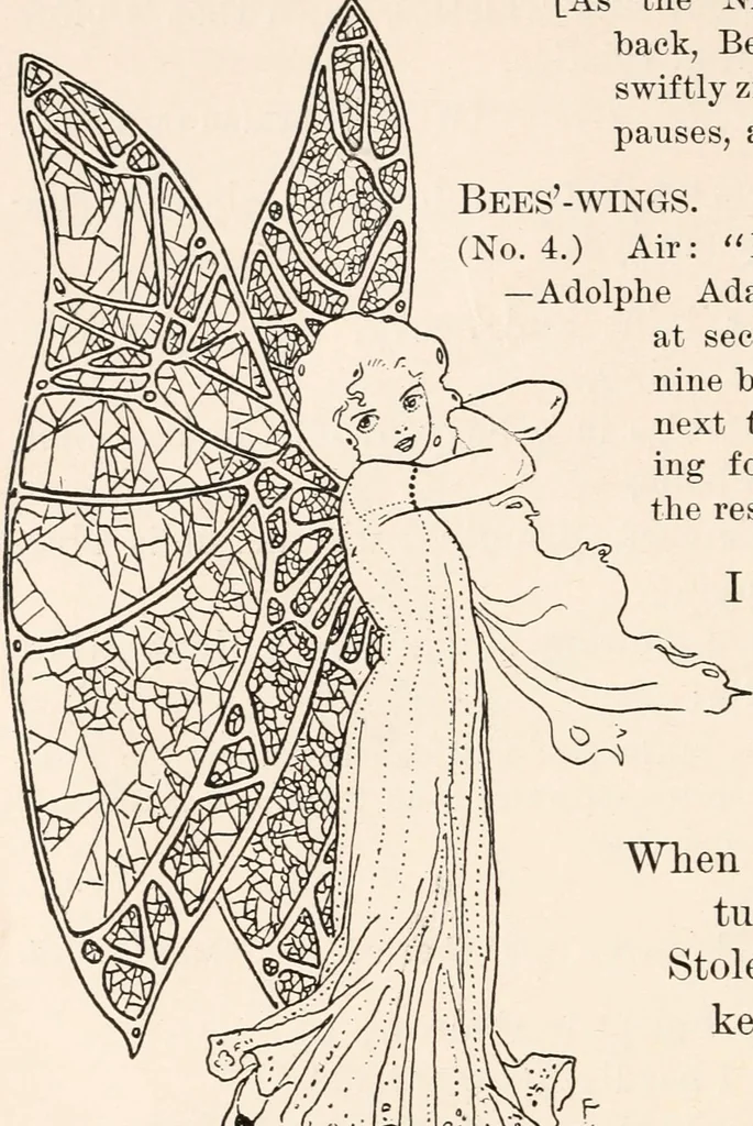 An illustration from St. Nicholas book of plays & operettas, 1900, leaf 217