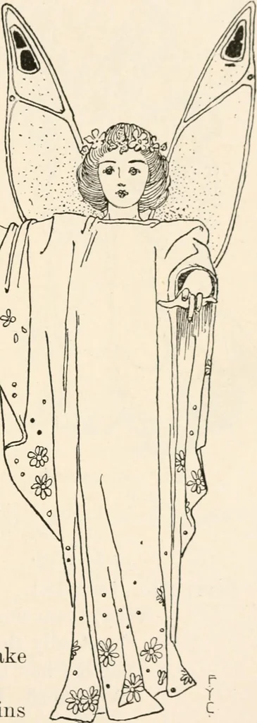An illustration from St. Nicholas book of plays & operettas, 1900, leaf 218