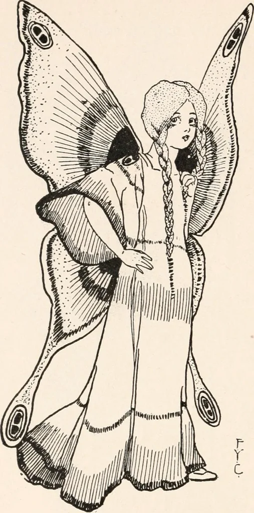 An illustration from St. Nicholas book of plays & operettas, 1900, leaf 219