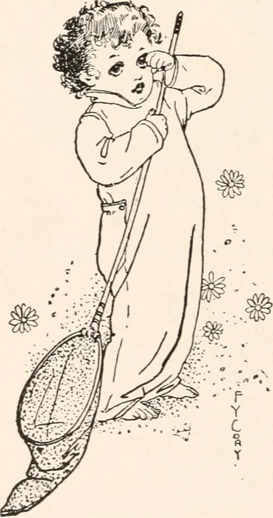 An illustration from St. Nicholas book of plays & operettas, 1900, leaf 221