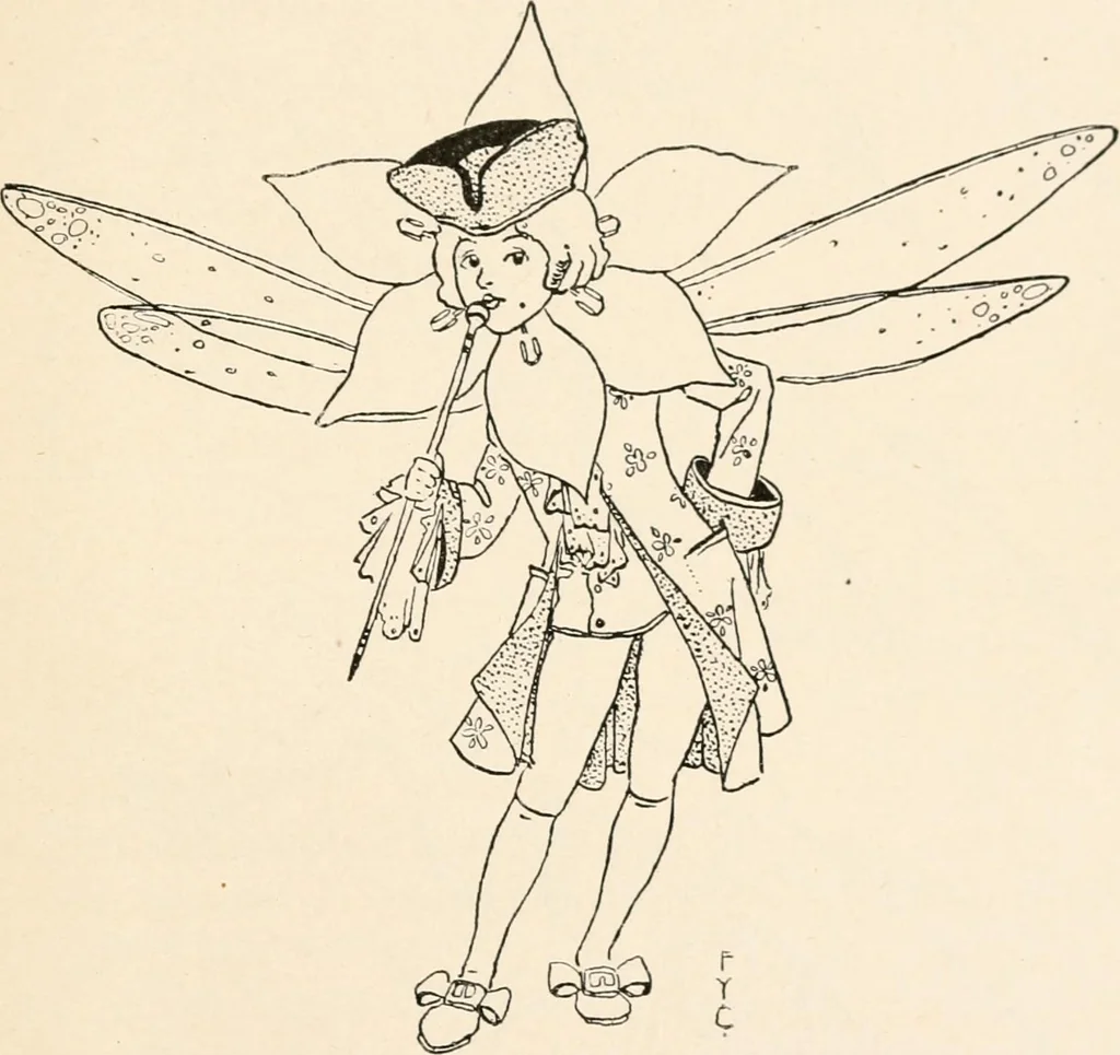 An illustration from St. Nicholas book of plays & operettas, 1900, leaf 226