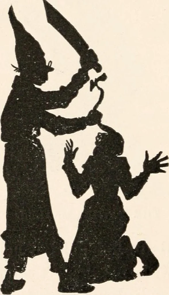 An illustration from St. Nicholas book of plays & operettas, 1900, leaf 23