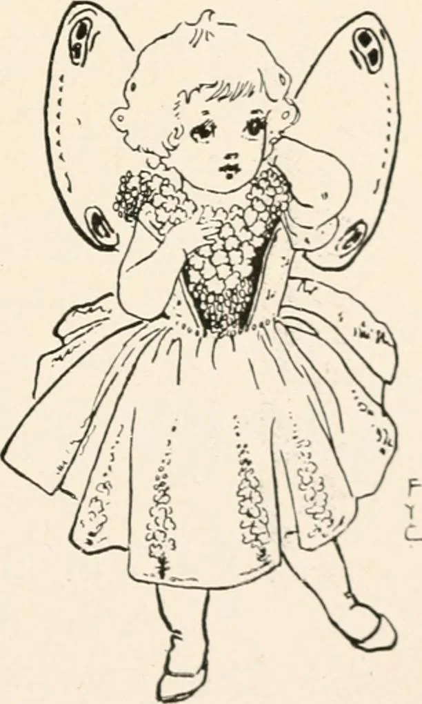 An illustration from St. Nicholas book of plays & operettas, 1900, leaf 232