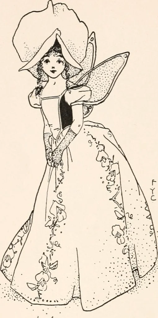 An illustration from St. Nicholas book of plays & operettas, 1900, leaf 235