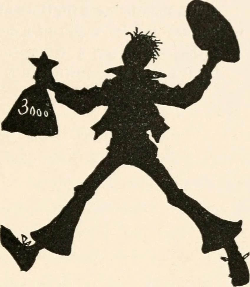 An illustration from St. Nicholas book of plays & operettas, 1900, leaf 24