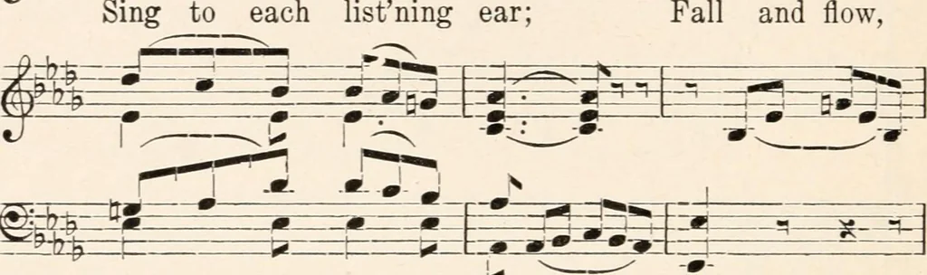 An illustration from St. Nicholas book of plays & operettas, 1900, leaf 65