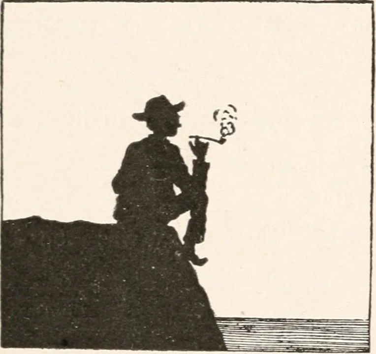 An illustration from St. Nicholas book of plays & operettas, 1900, leaf 97