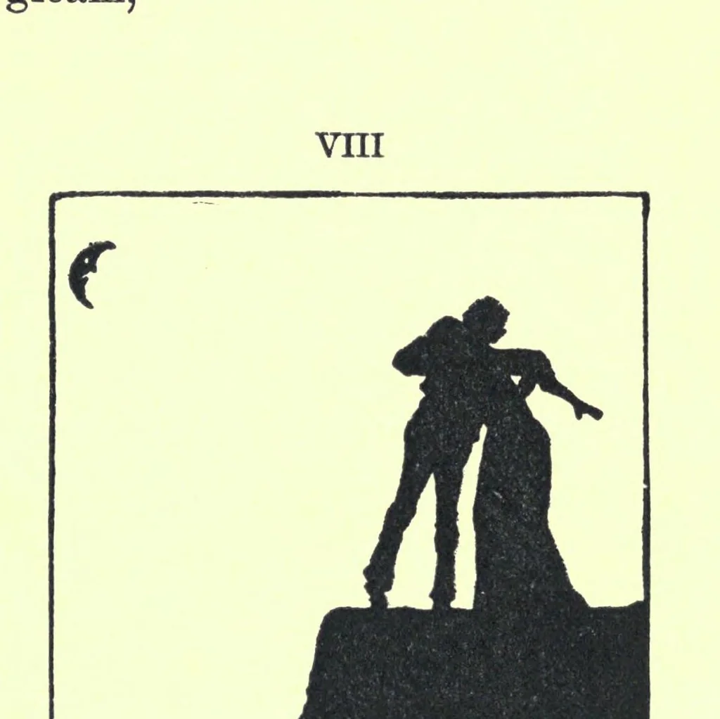 An illustration from St. Nicholas book of plays & operettas, 1900, leaf 105