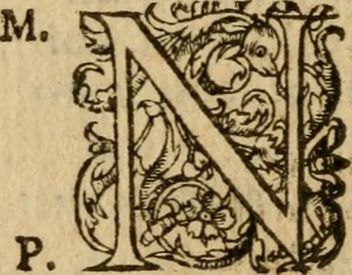 An illustration from Stoicheiosis tes Christianon pisteos = Rudimenta fidei Christianae, siue catechismus : Huic adiunctus nunc est Catechismus alius magis compendarius, 1575, leaf 217