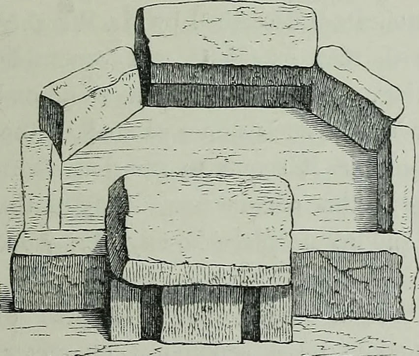 An illustration from Rude stone monuments in all countries : their age and uses, 1872, leaf 142