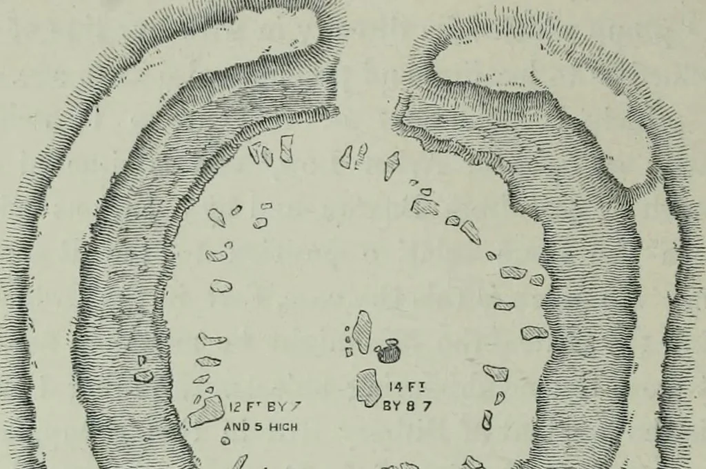An illustration from Rude stone monuments in all countries : their age and uses, 1872, leaf 165