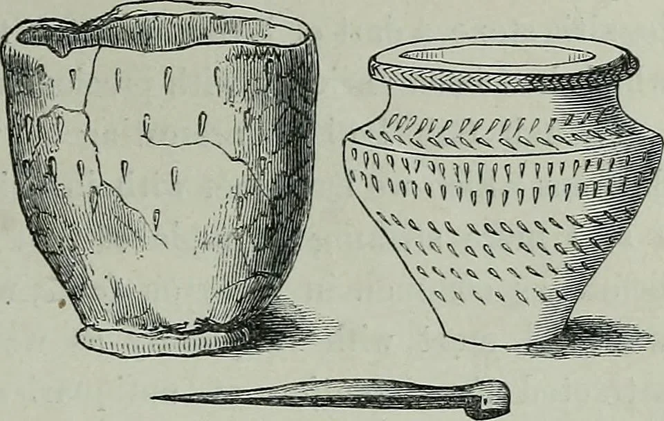 An illustration from Rude stone monuments in all countries : their age and uses, 1872, leaf 166