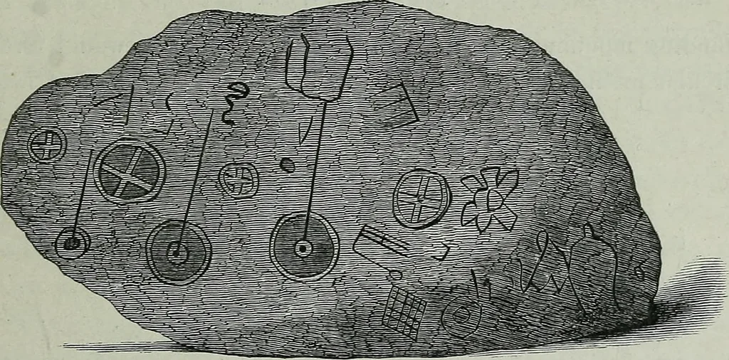 An illustration from Rude stone monuments in all countries : their age and uses, 1872, leaf 182