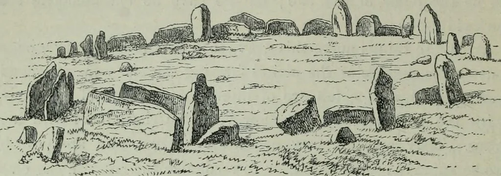 An illustration from Rude stone monuments in all countries : their age and uses, 1872, leaf 183